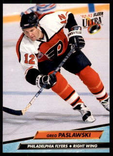 Hokejová karta Greg Paslawski Fleer Ultra 1992-93 řadová č. 375