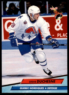Hokejová karta Steve Duchesne Fleer Ultra 1992-93 řadová č. 384