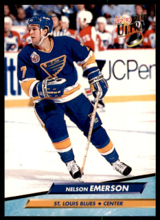 Hokejová karta Nelson Emerson Fleer Ultra 1992-93 řadová č. 393