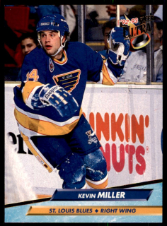 Hokejová karta Kevin Miller Fleer Ultra 1992-93 řadová č. 396