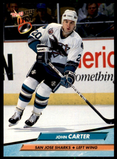 Hokejová karta John Carter Fleer Ultra 1992-93 řadová č. 399