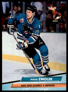 Hokejová karta Doug Zmolek Fleer Ultra 1992-93 Rookie č. 405