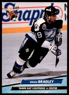 Hokejová karta Brian Bradley Fleer Ultra 1992-93 řadová č. 408