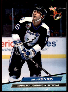 Hokejová karta Chris Kontos Fleer Ultra 1992-93 řadová č. 412