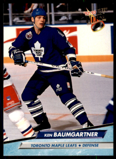 Hokejová karta Ken Baumgartner Fleer Ultra 1992-93 řadová č. 416