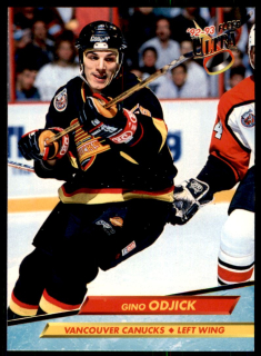 Hokejová karta Gino Odjick Fleer Ultra 1992-93 řadová č. 427