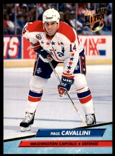 Hokejová karta Paul Cavallini Fleer Ultra 1992-93 řadová č. 432