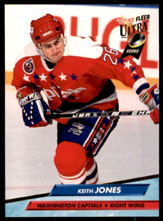 Hokejová karta Keith Jones Fleer Ultra 1992-93 Rookie č. 436