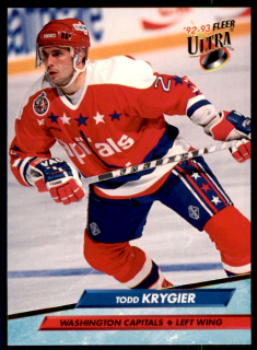 Hokejová karta Todd Krygier Fleer Ultra 1992-93 řadová č. 438