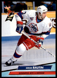 Hokejová karta Sergei Bautin Fleer Ultra 1992-93 Rookie č. 440