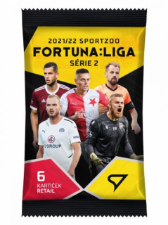 Balíček fotbalových karet Fortuna:Liga 2021-22 Série 2 Retail