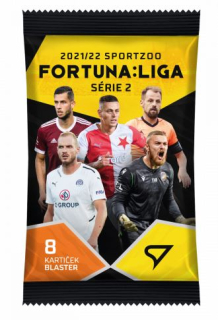 Balíček fotbalových karet Fortuna:Liga 2021-22 Série 2 Blaster
