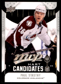 Hokejová karta Paul Stastny UD MVP 2009-10 Hart Candidate č. HC30
