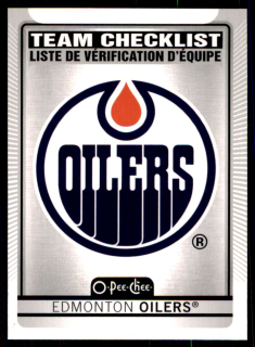 Hokejová karta Edmonton Oilers OPC 2021-22 Team Checklist č. 562