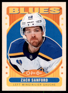 Hokejová karta Zach Sanford OPC 2021-22 Retro č. 277