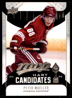 Hokejová karta Peter Mueller UD MVP 2009-10 Hart Candidate č. HC28