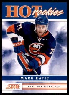 Hokejová karta Mark Katic Panini 2010-11 Hot Rookies č. 519