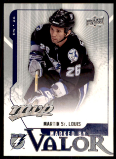 Hokejová karta Martin St. Louis UD MVP 2008-09 Marked by Valor č. MV10