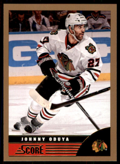 Hokejová karta Johnny Oduya Panini Score 2013-14 Gold č. 106