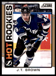 Hokejová karta J.T. Brown Panini Score 2012-13 Hot Rookies č. 528