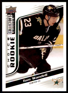 Hokejová karta Tom Wandell UD Collector's Choice 2009-10 Choice Rookie č. 254