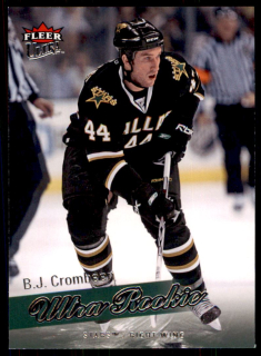 Hokejová karta B.J. Crombeen Fleer Ultra 2008-09 Rookie č. 233