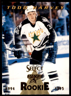 Hokejová karta Todd Harvey Pinnacle Select 1994-95 Rookie č. 152