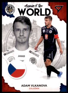 Fotbalová karta Adam Vlkanova Fortuna Liga 21-22 S2 Against the World č. AW08