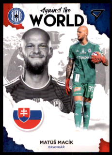 Fotbalová karta Matuš Macík Fortuna Liga 21-22 S2 Against the World č. AW30