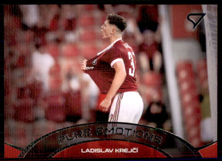 Fotbalová karta Ladislav Krejčí Fortuna Liga 21-22 S2 Pure Emotions č. PE-04