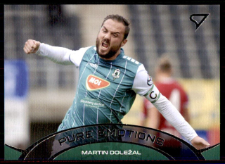Fotbalová karta Martin Doležal Fortuna Liga 21-22 S2 Pure Emotions č. PE-10