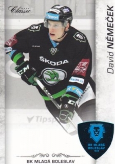 Hokejová karta David Němeček OFS 17/18 S.I. Blue