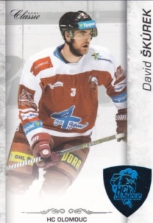 Hokejová karta David Škůrek OFS 17/18 S.I. Blue