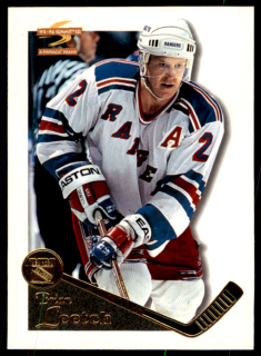 Hokejová karta Brian Leetch Pinnacle Summit 1995-96 řadová č. 23