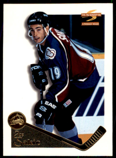 Hokejová karta Joe Sakic Pinnacle Summit 1995-96 řadová č. 61