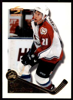 Hokejová karta Peter Forsberg Pinnacle Summit 1995-96 řadová č. 117