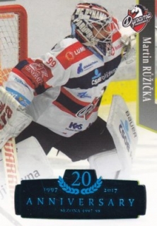 Hokejová karta Martin Růžička OFS 17/18 S.I. Blue