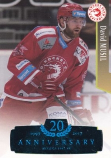 Hokejová karta David Musil OFS 17/18 S.I. Blue