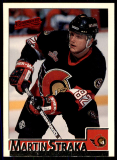 Hokejová karta Martin Straka Topps Bowman 1995-96 řadová č. 72