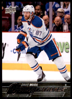Hokejová karta David Musil UD S2 2015-16 Young Guns č. 485