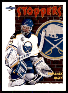 Hokejová karta Dominik Hašek Pinnacle Score 1995-96 Stoppers č. 325