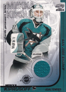Hokejová karta Miikka Kiprusoff Pacific 2003-04 Authentic Jersey č. 34