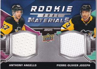 Hokejová karta Angello / Joseph UD S2 2020-21 RC Dual Materials č. RDM-AJ