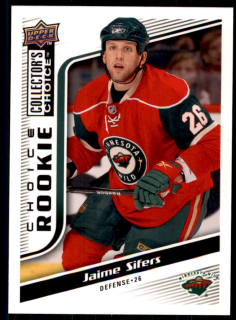Hokejová karta Jaime Sifers UD Collector's Choice 2009-10 Rookie č. 261