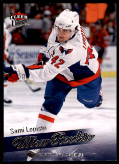 Hokejová karta Sami Lepisto Fleer Ultra 2008-09 Rookie č. 225