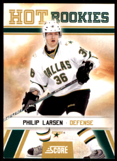 Hokejová karta Philip Larsen Panini Score 2010-11 Hot Rookie č. 534