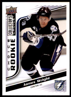 Hokejová karta James Wright UD Collector's Choice 2009-10 Rookie č. 291