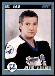 Hokejová karta Basil McRae Score 1992-93 Rookie č. 509