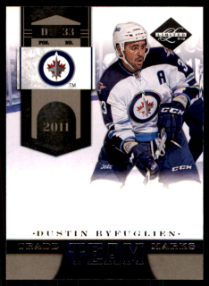 Hokejová karta Dustin Byfuglien Panini Limited 2011-13 Trade Marks Team /299 č33