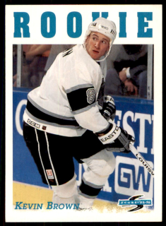 Hokejová karta Kevin Brown Pinnacle Score 1995-96 Rookie č. 301